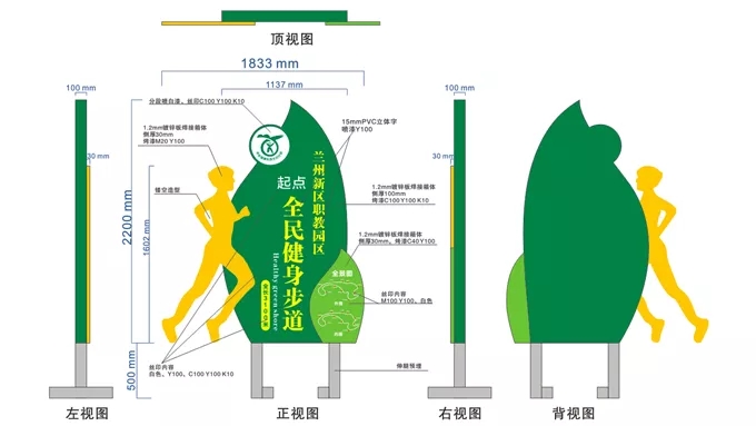 健身步道標(biāo)識標(biāo)牌系統(tǒng)設(shè)計方案