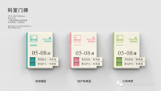 某縣中心醫(yī)院標識標牌設計方案 設計圖+效果圖