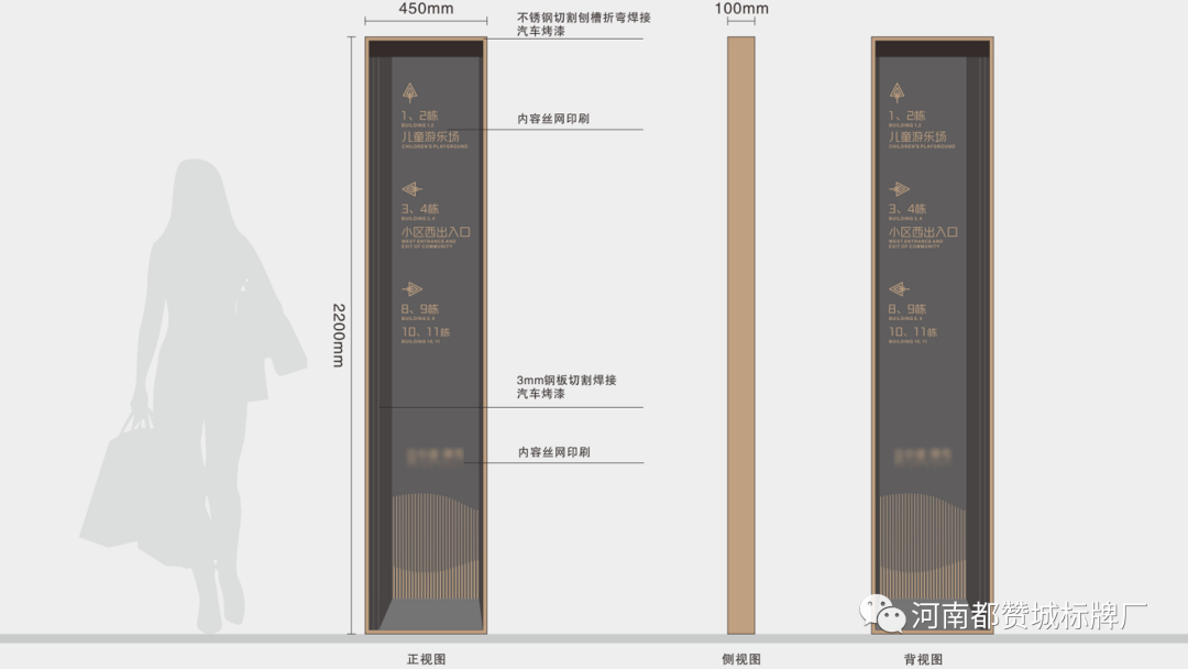 某地產(chǎn)小區(qū)園區(qū)標(biāo)識標(biāo)牌設(shè)計方案